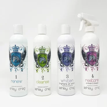 KIT Salon Spa - Pachet complet de 4 produse de igiena pentru animale Ashley Craig